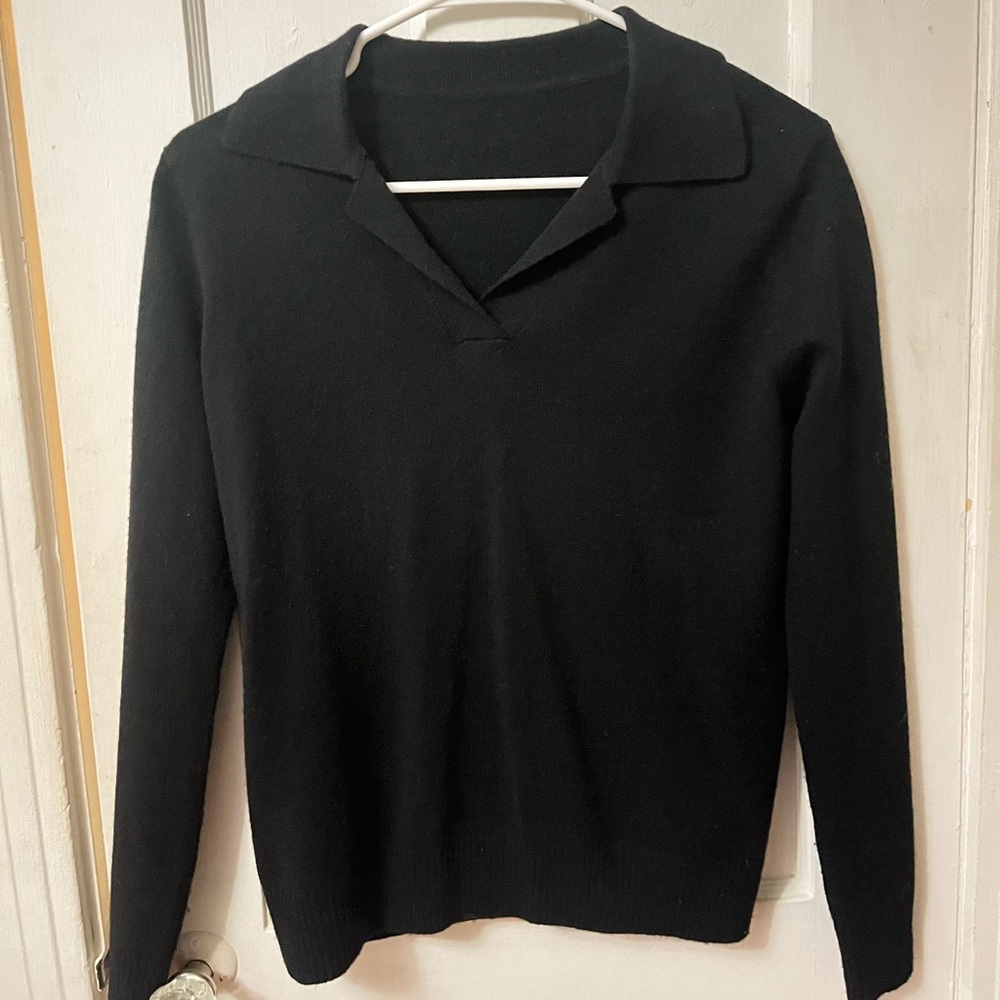 WOOL & CASHMERE COLLARD LONG SLEEVE🎀